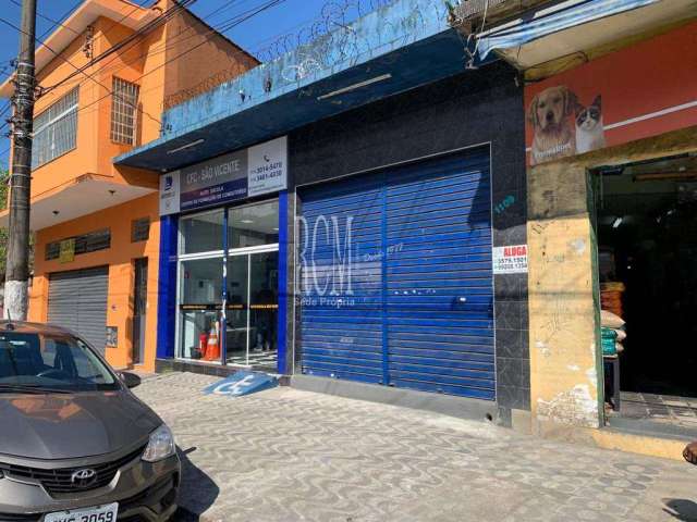 Ponto comercial com 1 sala para alugar na Rua Frei Gaspar, 1109, Centro, São Vicente, 108 m2 por R$ 3.000