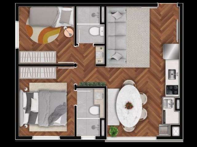 Cobertura com 2 quartos à venda na Rua Colatina, 66, Cidade Patriarca, São Paulo, 88 m2 por R$ 915.200