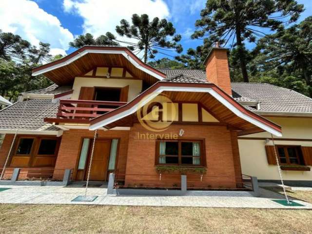 CASA PARA LOCAÇÃO E VENDA CAMPOS DO JORDÃO 5 SUÍTES 1.116m2 TERRENO JARDIM MANANCIAL, A 3 KM DO BAIRRO DO CAPIVARI