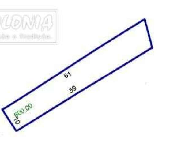 Terreno a venda - Vila Alto de Santo André, Santo André