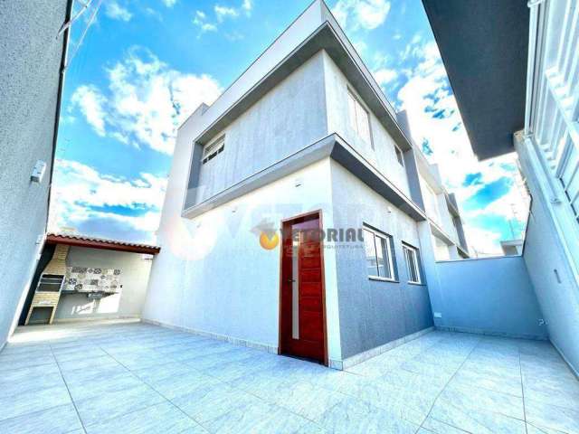 Sobrado com 2 dormitórios à venda, 73 m² por R$ 450.000,00 - Pontal de Santa Marina - Caraguatatuba/SP