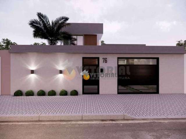 Casa com 3 dormitórios à venda, 119 m² por R$ 690.000,00 - Massaguaçu - Caraguatatuba/SP