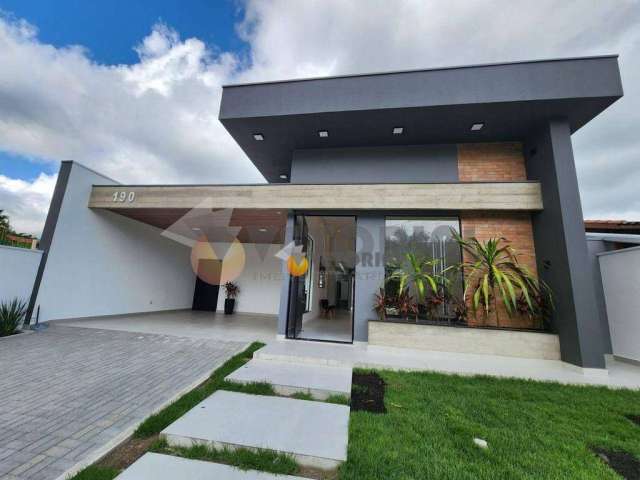 Casa Nova com 4 dormitórios à venda, 220 m² por R$ 1.700.000 - Massaguaçu - Caraguatatuba/SP