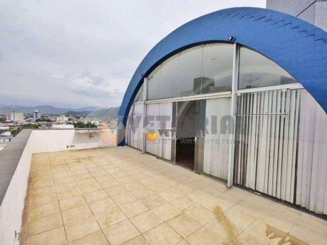 Cobertura com 3 dormitórios para alugar, 181 m² por R$ 5.500/mês - Centro - Caraguatatuba/SP