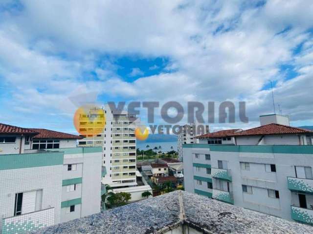 Ampla cobertura no centro da cidade com vista para o mar!