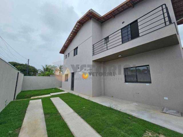 Sobrado com 3 dormitórios à venda, 110 m² por R$ 590.000 - Pontal de Santa Marina - Caraguatatuba/SP