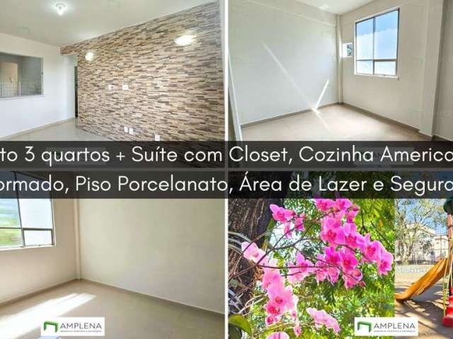 OPORTUNIDADE!! Apartamento Reformado, 3 quartos sendo 1 suíte com Closet! Cozinha Americana. À venda na Portuguesa - Rio de Janeiro/RJ