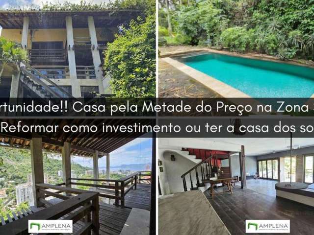 Oportunidade Única! Casa com Potencial de Valorização! Para Reformar e deixar do seu jeito! Casa 4 quartos à venda em Laranjeiras - Rio de Janeiro/RJ