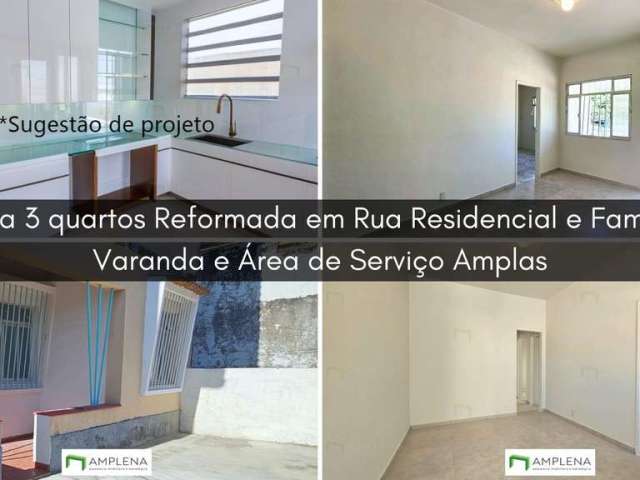 Casa 3 quartos à venda  com Varanda, Vaga, Área de Serviço - Rio de Janeiro/RJ