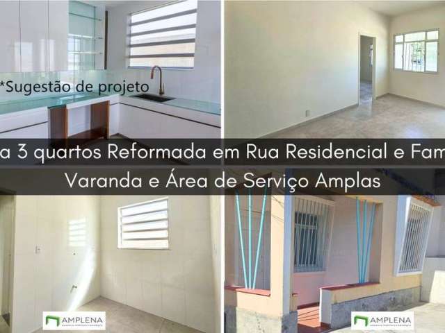 Casa 3 quartos à venda  com Varanda, Vaga, Área de Serviço - Rio de Janeiro/RJ