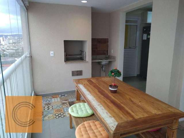 Apartamento 2 dormitórios sendo 1 suíte, 92 m² - venda por R$ 1.120.000 ou aluguel por R$ 7.175/mês - Tatuapé - São Paulo/SP