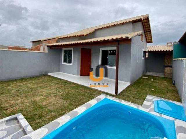 Casa com 1 dormitório à venda, 36 m² por R$ 110.000,00 - Nova Califórnia - Cabo Frio/RJ