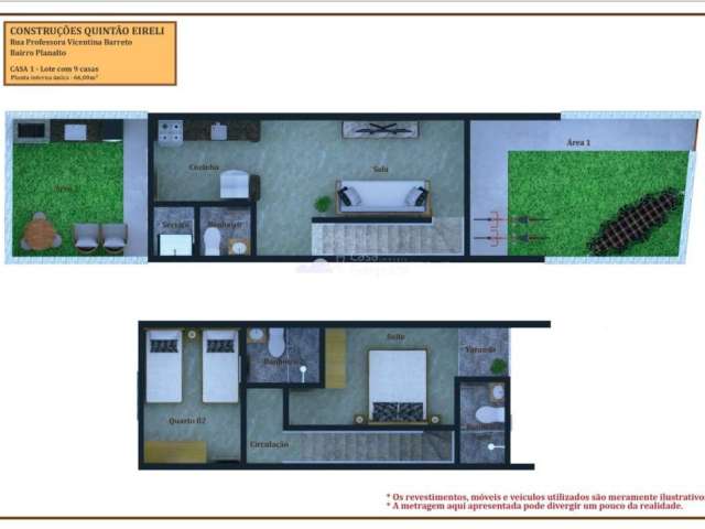 Casa com 2 quartos à venda no Planalto, Belo Horizonte  por R$ 499.000