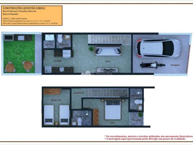 Casa com 2 quartos à venda no Planalto, Belo Horizonte  por R$ 499.000