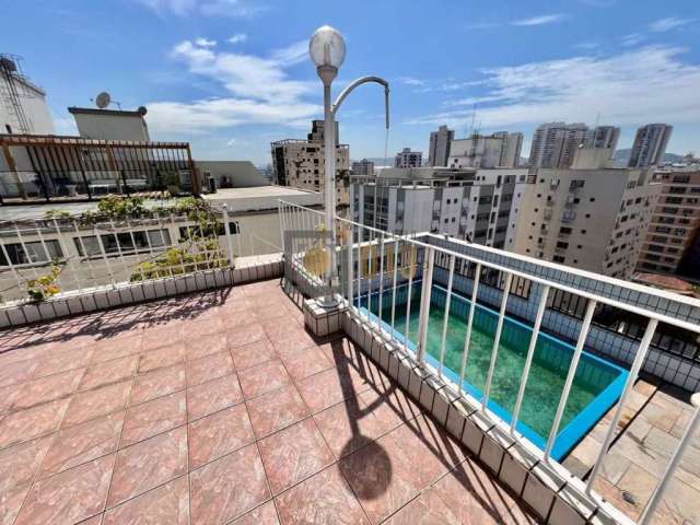 Cobertura com 4 quartos à venda na Rua Enguaguaçu, 131, Ponta da Praia, Santos, 394 m2 por R$ 1.700.000