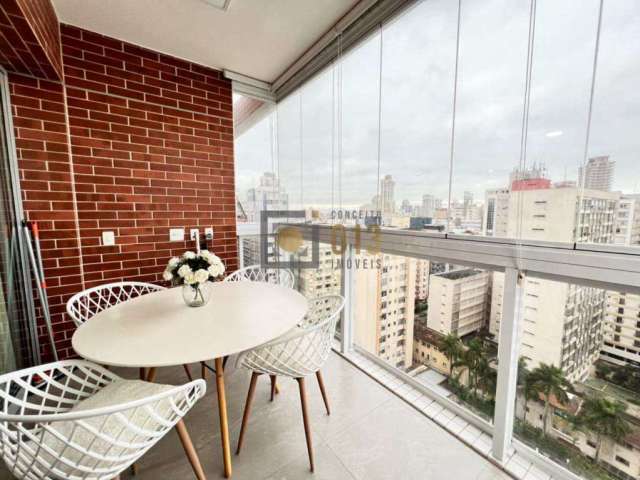 Apartamento com 1 quarto à venda na Rua da Paz, 30, Boqueirão, Santos, 46 m2 por R$ 899.500