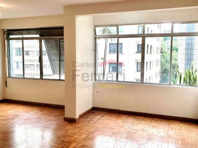 Apartamento venda Higienópolis. 3 dormitórios, amplo, Local Nobre 125m²