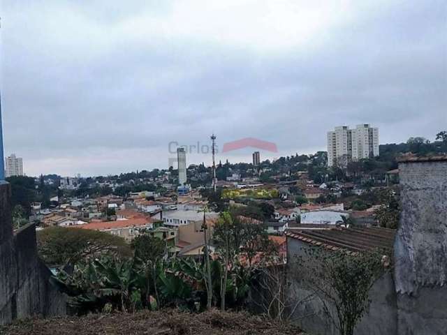 Terreno declive com área limpa na região do Horto Florestal