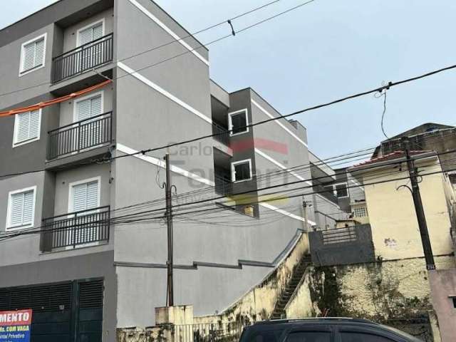 Apartamento novo na vila nivi com 2 dormitórios, quintal privativo com churrasqueira, 1 vaga