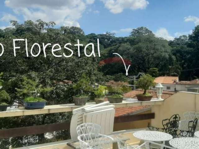 Casa terrea no horto florestal sendo 2 dormitórios, 1 suíte, 5 vagas, árvores frutíferas, 420m²