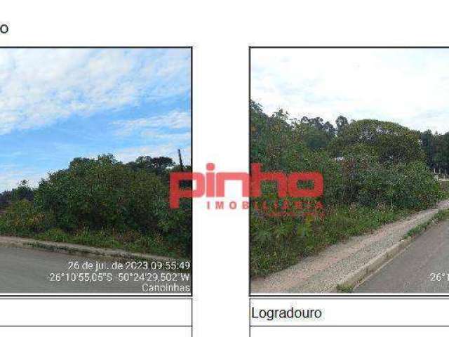 Terreno à venda, 1581 m² por R$ 153.848 - Alto das Palmeiras - Canoinhas/SC