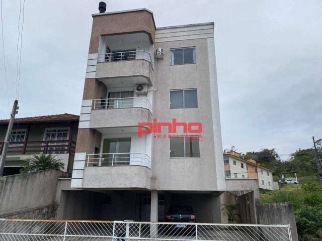 Apartamento com 2 dormitórios para alugar, 55 m² por R$ 1.866,46/mês - Forquilhas - São José/SC