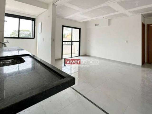Apartamento com 2 dormitórios para alugar, 62 m² por R$ 3.701,00/mês - Alvinópolis - Atibaia/SP
