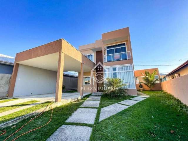 Casa com 4 dormitórios, 162 m² - venda por R$ 1.000.000 ou ALUGUEL por R$ 6.000/mês - Cond. Blue Garden - Nova São Pedro - São Pedro da Aldeia/RJ