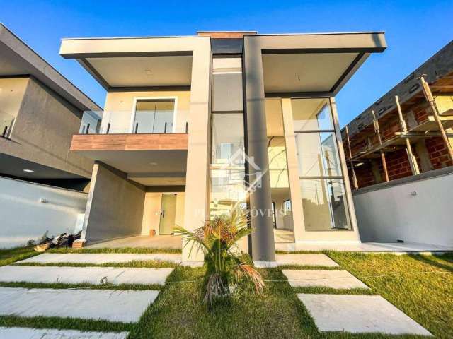 Casa com 4 dormitórios, 186 m² - venda por R$ 1.500.000,00 ou aluguel por R$ 7.000,00/mês - Nova São Pedro - São Pedro da Aldeia/RJ