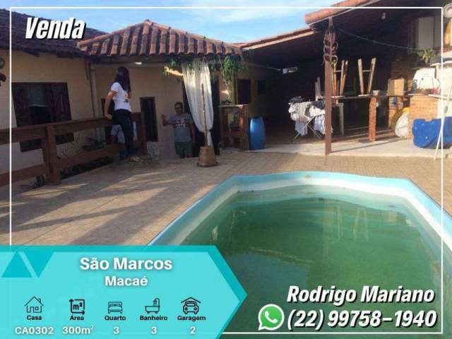 Casa de condomínio para venda com 220 metros quadrados com 3 quartos em Lagoa - Macaé - RJ