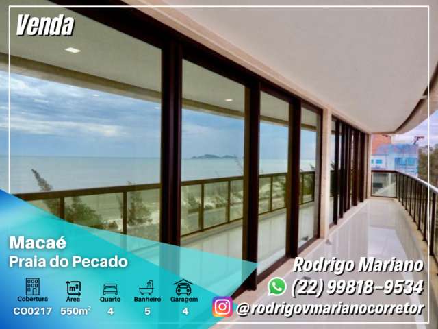 Vendo Excelente cobertura com 4 suítes na Praia do Pecado Macaé