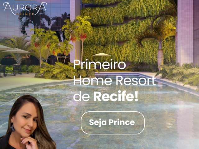 Primeiro Home Resort do Recife/3 e 4 quartos/ com suíte/ Rua da Aurora