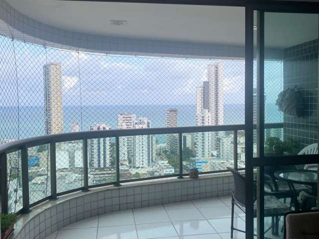 Apartamento vista mar em bv | 4 quartos(3 suítes) | 3 vagas!!