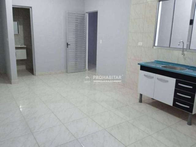 Casa com 1 dormitório para alugar, 65 m² por R$ 1.000,00/mês - Vila Nascente - São Paulo/SP