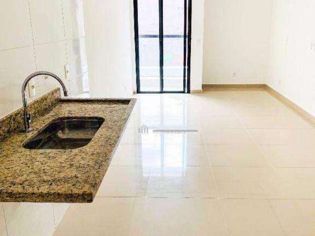 Maravilhoso Studio conceito aberto de 24m²  pequena cozinha e banheiro bem aconchegante, Sem varanda