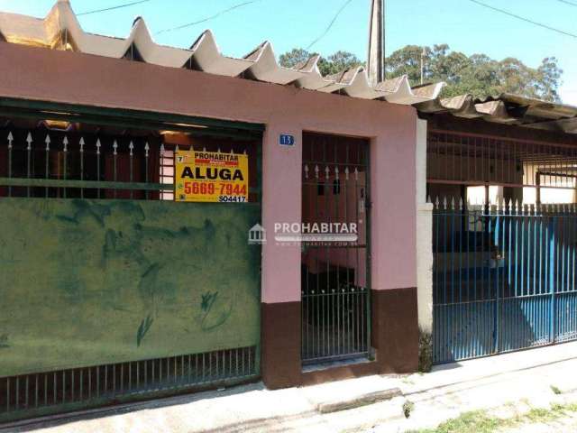 Casa com 2 dormitórios para alugar, 90 m² na Vila Represa