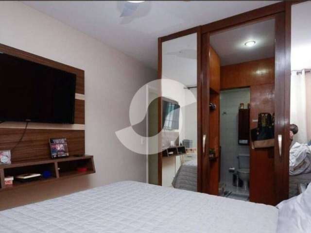 Apartamento com 2 quartos, 80 m², à venda por R$ 490.000- Avenida Almirante Ari Parreiras, 399 - Icaraí - Niterói/RJ