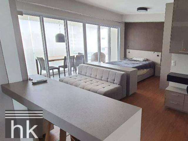 Apartamento com 1 dormitório à venda, 48 m² por R$ 790.000 - Brooklin - São Paulo/SP