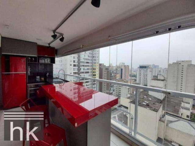 Apartamento com 1 dormitório, 42 m² - venda por R$ 615.000,00 ou aluguel por R$ 5.130,00/mês - Consolação - São Paulo/SP