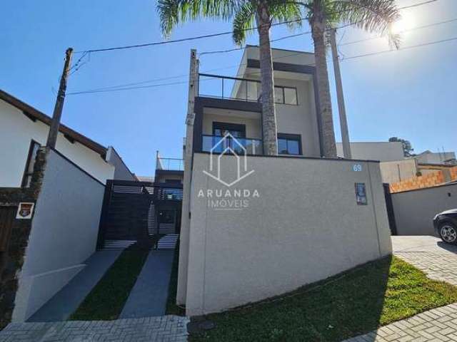 Sobrado Triplex Novo- Com terreno - 169m² - Atuba Curitiba