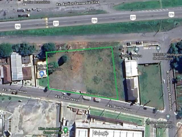 Terreno para alugar, 3796.72 m2 por R$7600.00  - Bom Jesus - Campo Largo/PR