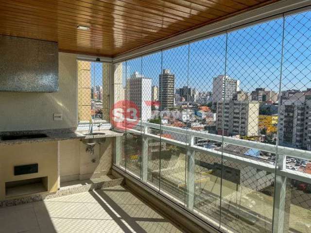 Apartamento no centro Santo André, 3 quartos, 3 suites, sala, cozinha, área serviço, varanda, 1 vaga