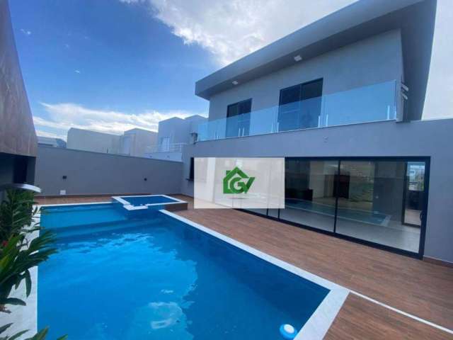 MARAVILHOSA CASA ALTO PADRÃO EM CONDOMÍNIO FECHADO com 4 dormitórios à venda, 304 m² por R$ 2.700.000,00 - Massaguaçu - Caraguatatuba/SP