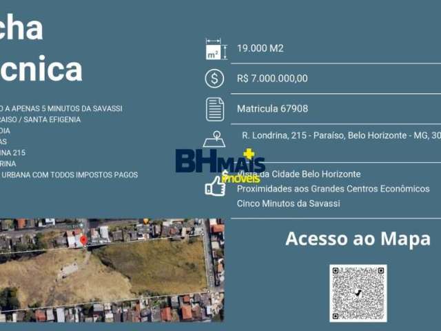 Terreno à venda na Londrina, 215, Santa Efigênia, Belo Horizonte por R$ 7.000.000