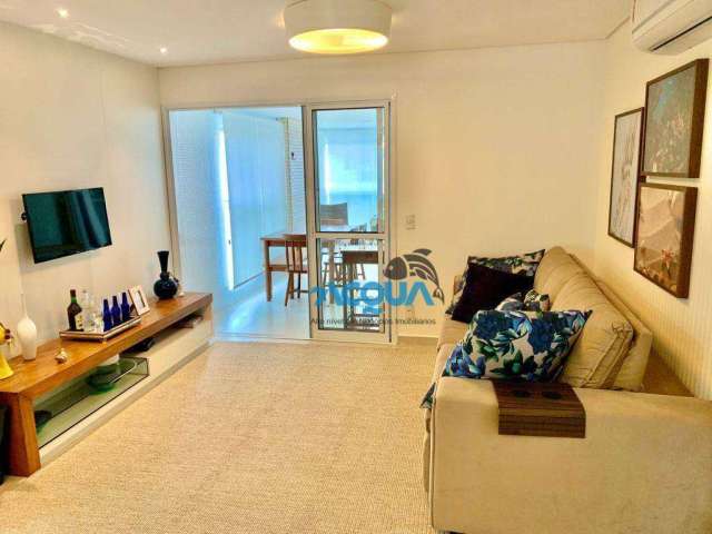 Apartamento com 3 dormitórios à venda, 106 m² por R$ 1.000.000,00 - Enseada - Guarujá/SP