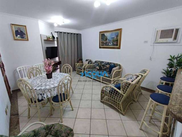 Apartamento com 3 dormitórios para alugar por R$ 4.000/mês - Enseada - Guarujá/SP