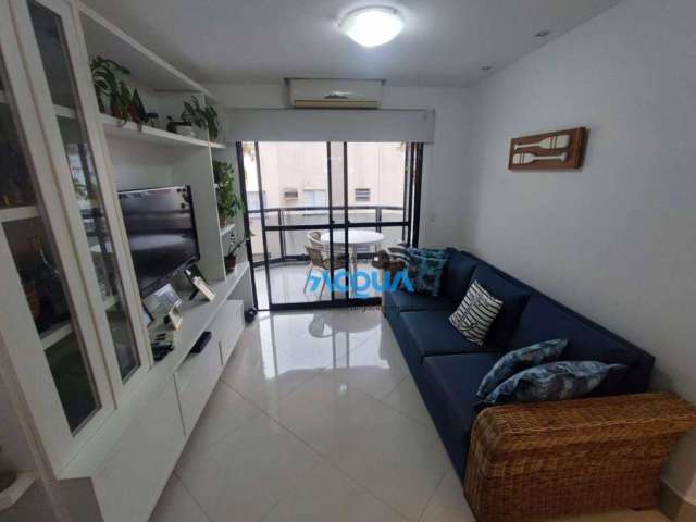 Apartamento com 3 dormitórios à venda, 100 m² por R$ 400.000 - Jardim Três Marias - Guarujá/SP