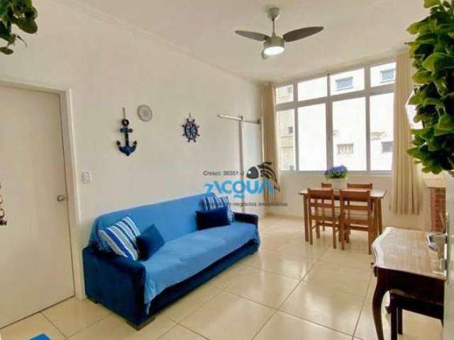 Apartamento com 2 dormitórios à venda, 56 m² por R$ 350.000,00 - Pitangueiras - Guarujá/SP