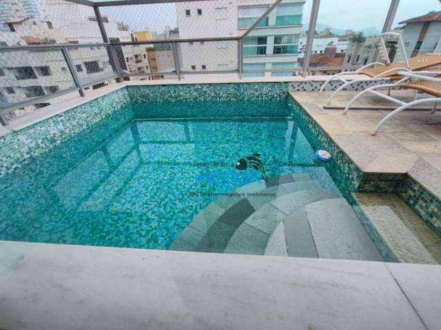 Cobertura com 3 dormitórios à venda, 195 m² por R$ 700.000 - Enseada - Guarujá/SP