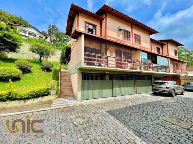 Casa com 3 dormitórios à venda, 125 m² por R$ 495.000,00 - Tijuca - Teresópolis/RJ